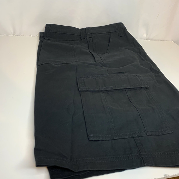 Wrangler Authentics Mens Classic Relaxed Fit Cargo Short Size 48 Black - Picture 6 of 11